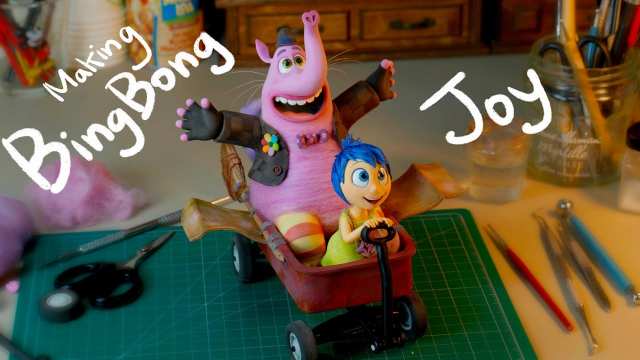 How to make Inside out diorama with clay