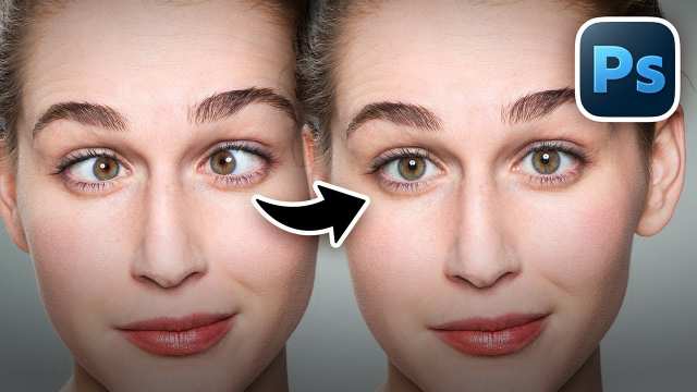 Fix Crossed Eyes Automatically! | Photoshop in Minutes