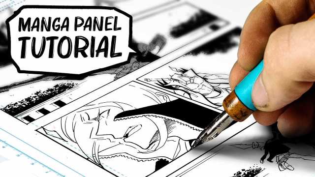 How to draft and panel MANGA PAGES | نحوه تهیه پیش نویس و پنل بندی صفحات مانگا