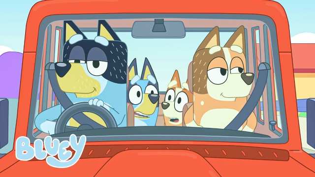 BLUEY |  Fun in the Car!